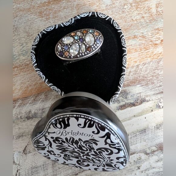 Brighton Crystal Voyage Statement Ring With Tin, Size 8 main image 5
